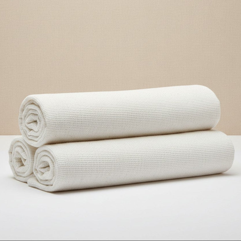 100% Cotton and Cotton Blend Bath Blankets-3