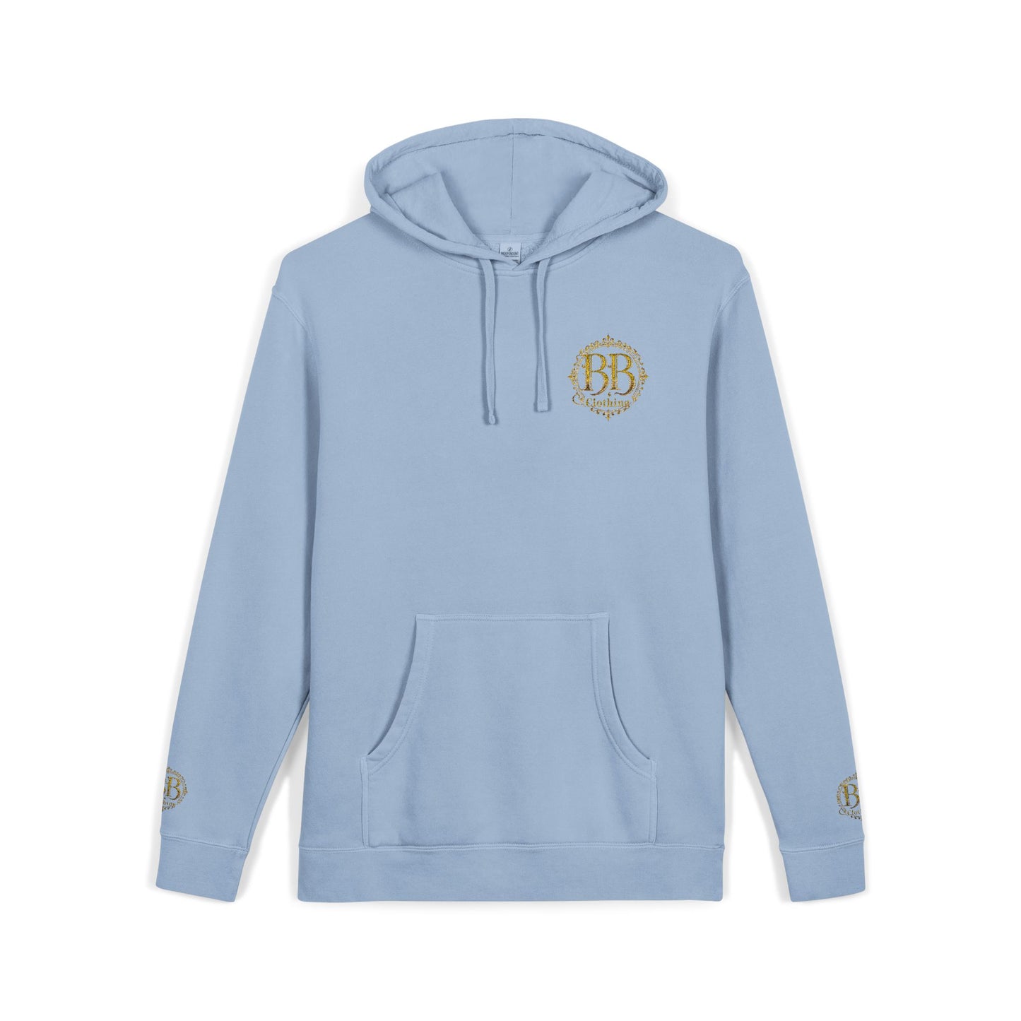 Unisex Pigment-Dyed Hoodie (Embroidery)