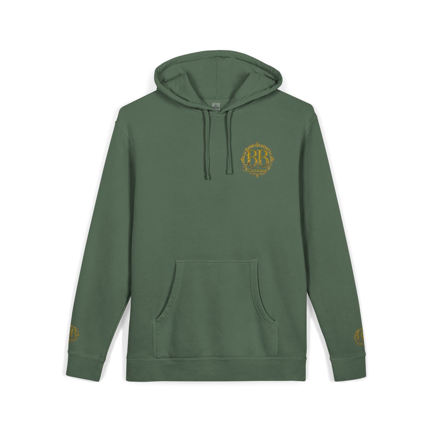 Unisex Pigment-Dyed Hoodie (Embroidery)