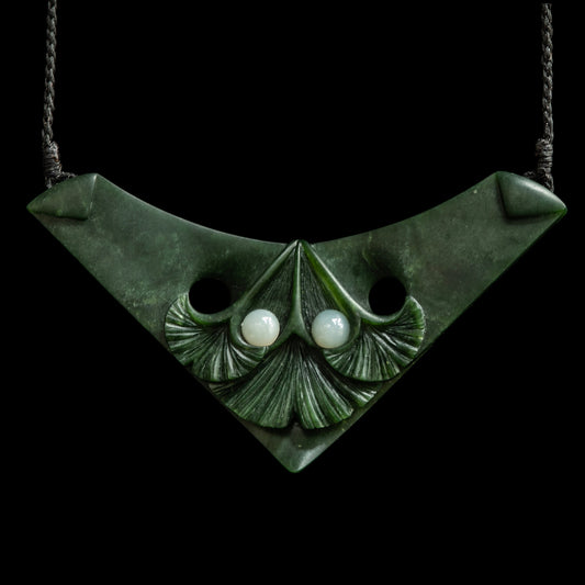 Kawakawa Jade Breast Plate, hand-crafted by Madelyne Gourdin-0