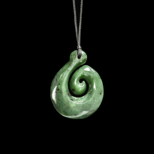 Jade Koru Pendant-0