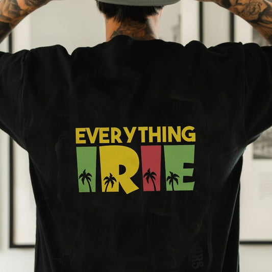 Colorful Art Alphabet Everything Smooth Reggae Style Men's T-shirt, Alphabet Pattern T-shirt Men's Summer Clothing, Men's Clothing-0