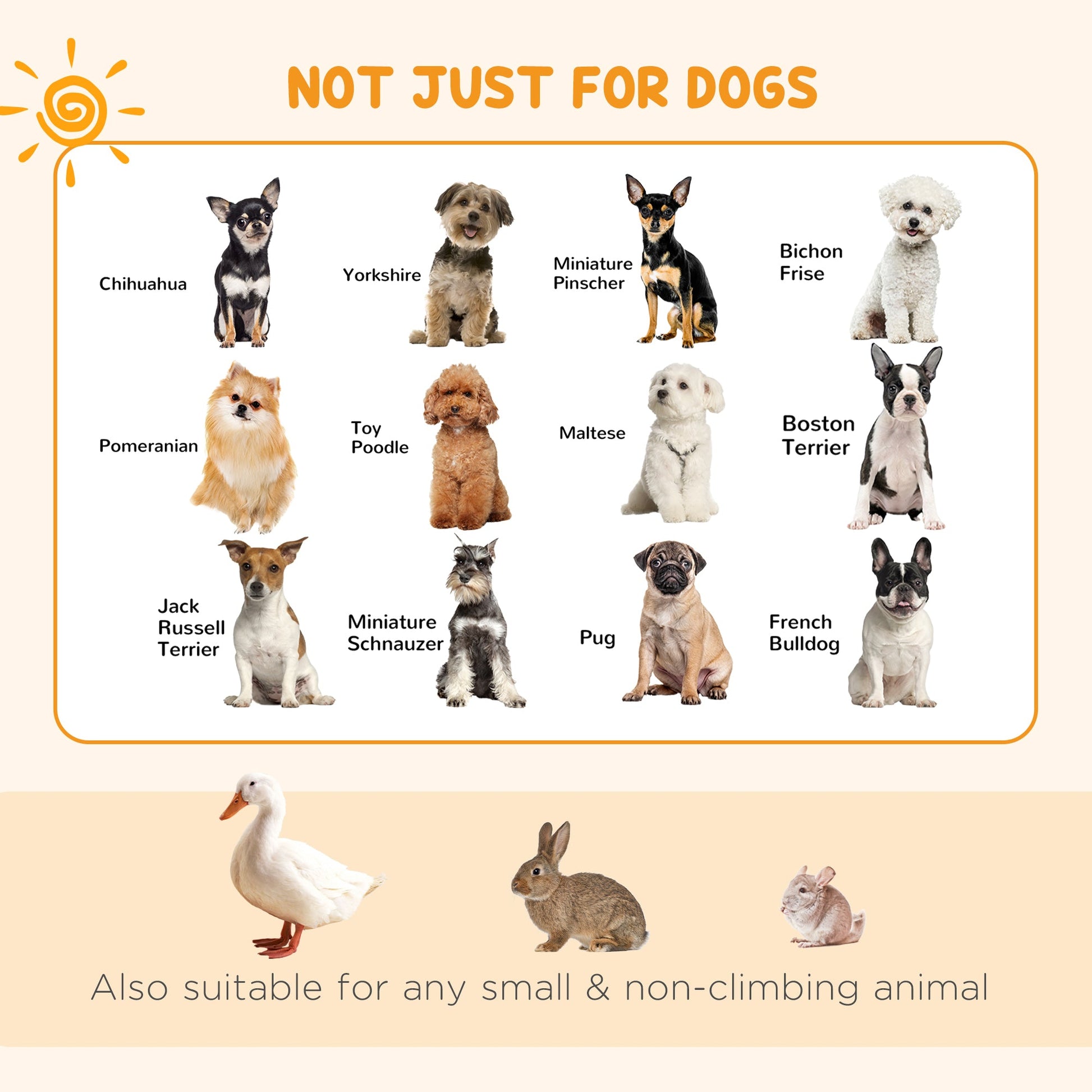 8 Panel Dog Playpen Puppy Pen Rabbits Guinea Metal Crate Pet Cage Run Indoor Outdoor, 61x61 cm-4