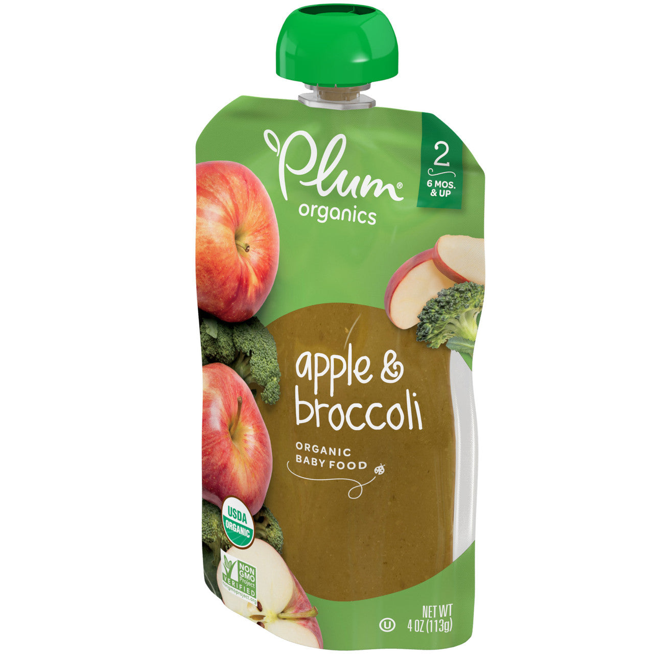 Plum Organics  Plum Broccoli/Apple (6X4 OZ)-2