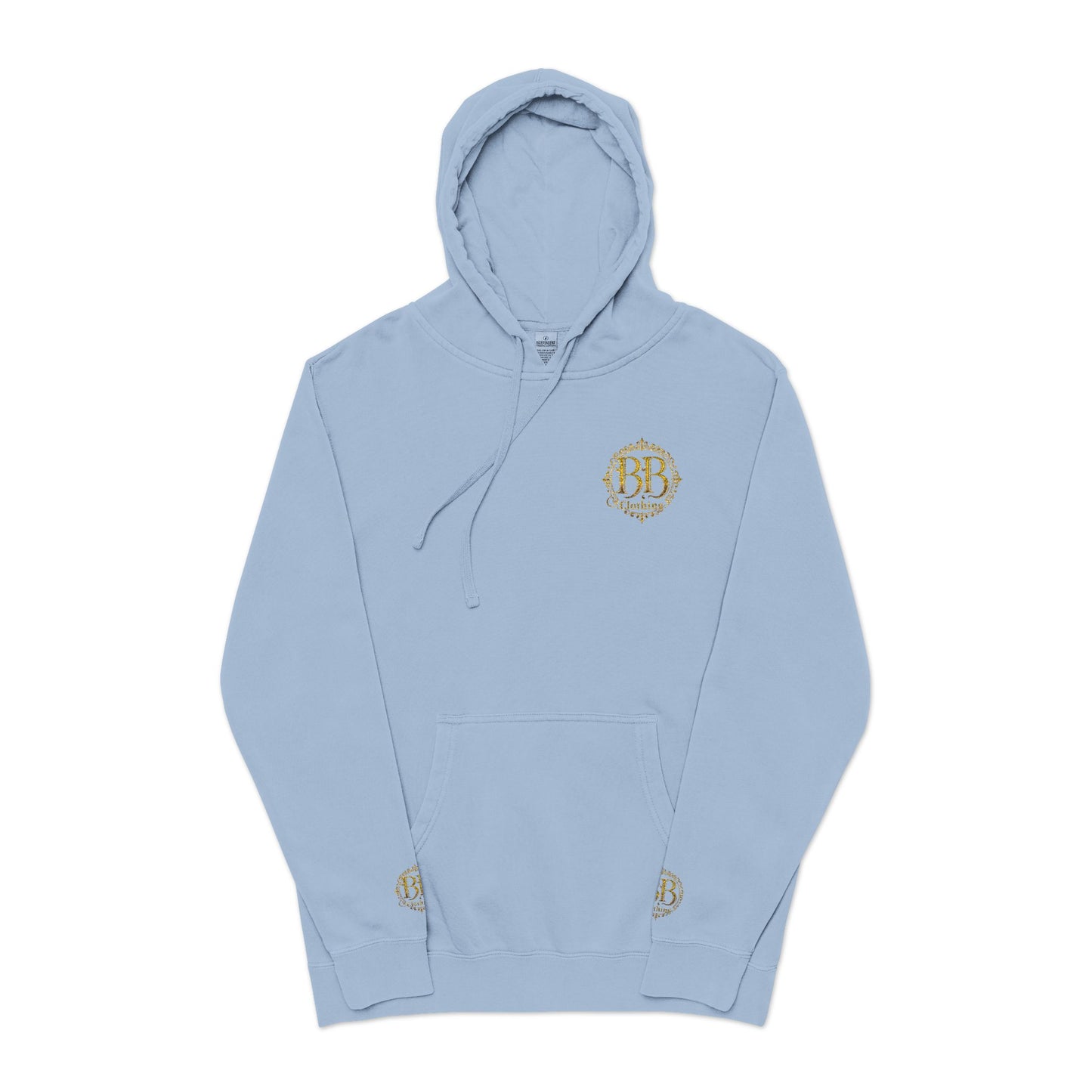 Unisex Pigment-Dyed Hoodie (Embroidery)