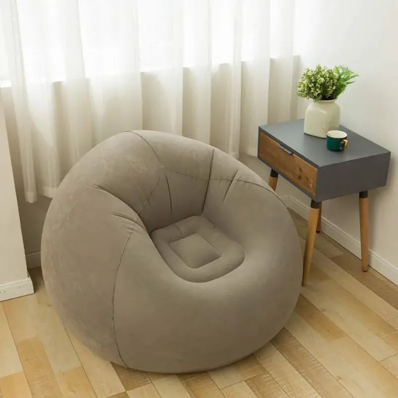 NNETM Relax in style with the ultimate comfort of a Beanless Inflatable Chair Air Sofa-2
