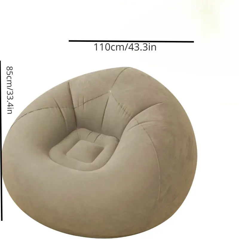 NNETM Relax in style with the ultimate comfort of a Beanless Inflatable Chair Air Sofa-4