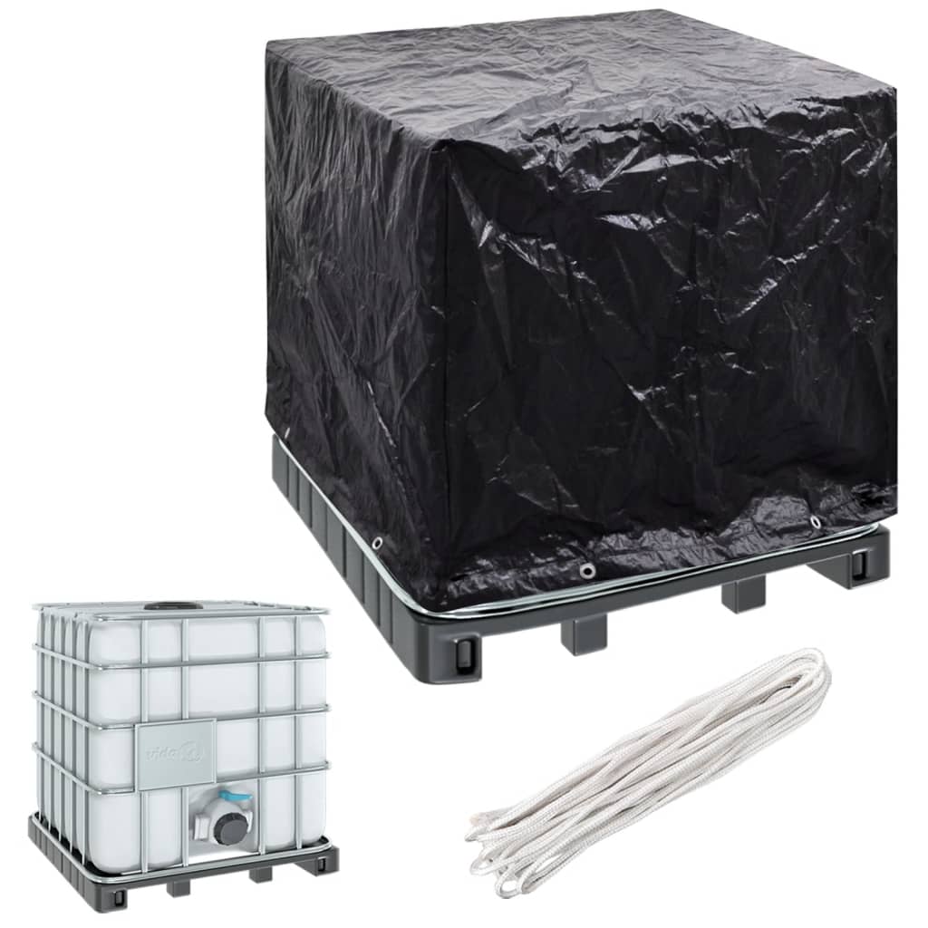 NNEVL IBC Container Cover 8 Eyelets 116x100x120 cm-0