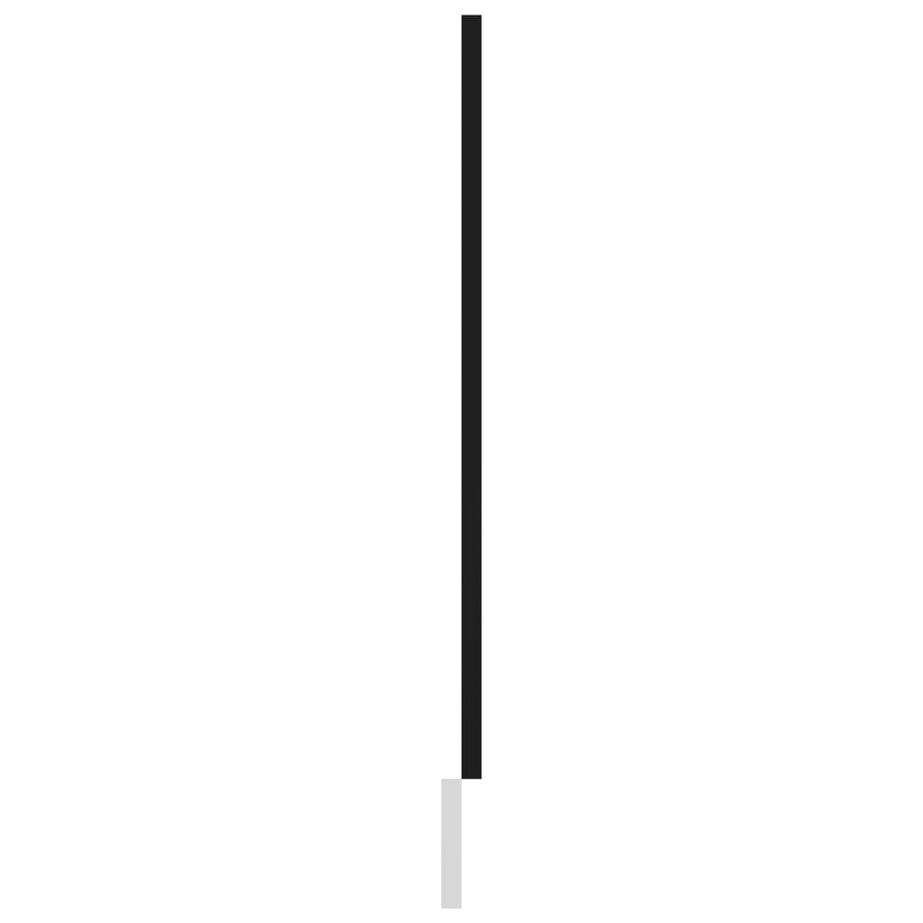 NNEVL Dishwasher Panel High Gloss Black 59.5x3x67 cm Chipboard-4