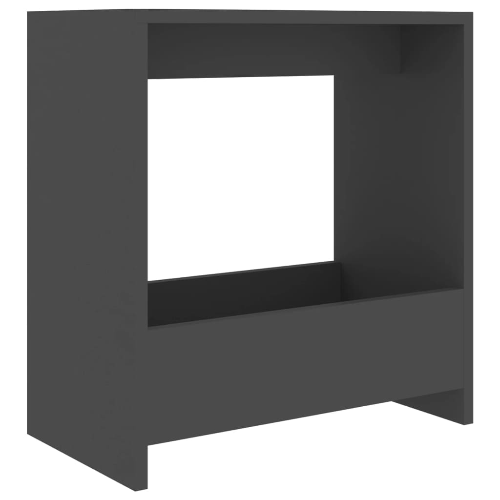 NNEVL Side Table Grey 50x26x50 cm Chipboard-1