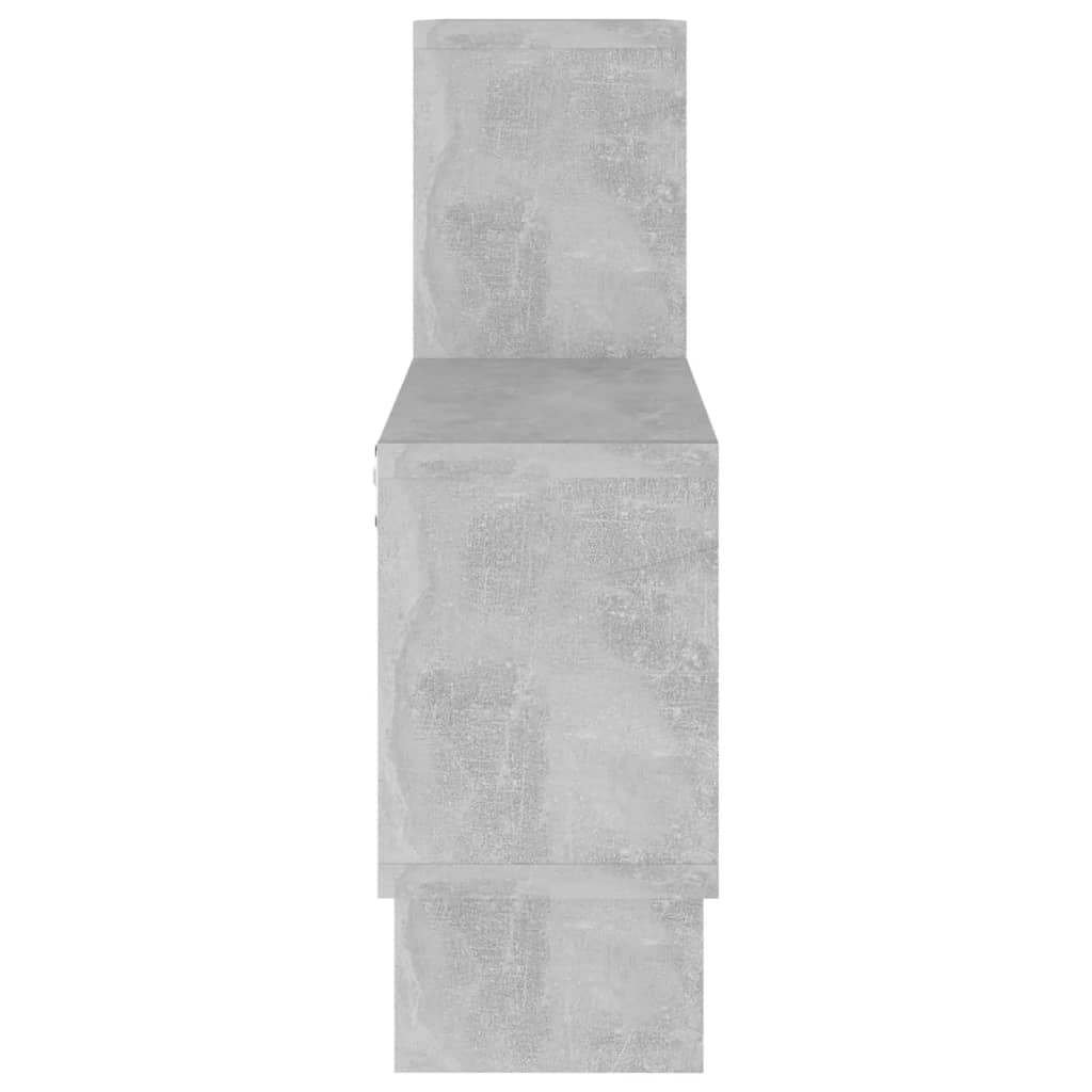 NNEVL Car-shaped Wall Shelf Concrete Grey 82x15x51 cm Chipboard-4