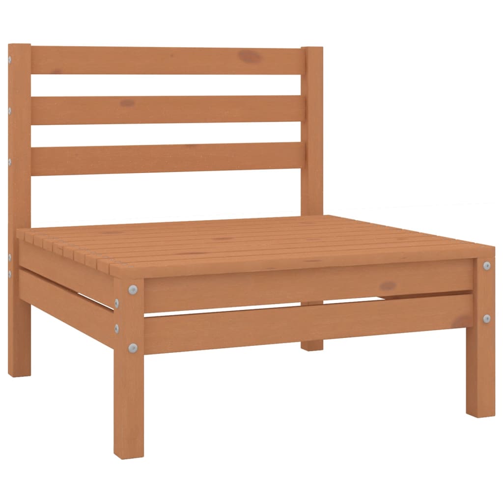 NNEVL Garden Middle Sofa Honey Brown Solid Pinewood-0