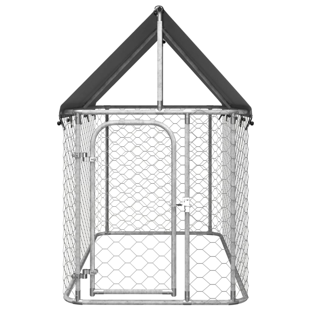 NNEVL Outdoor Dog Kennel with Roof 200x100x150 cm-1