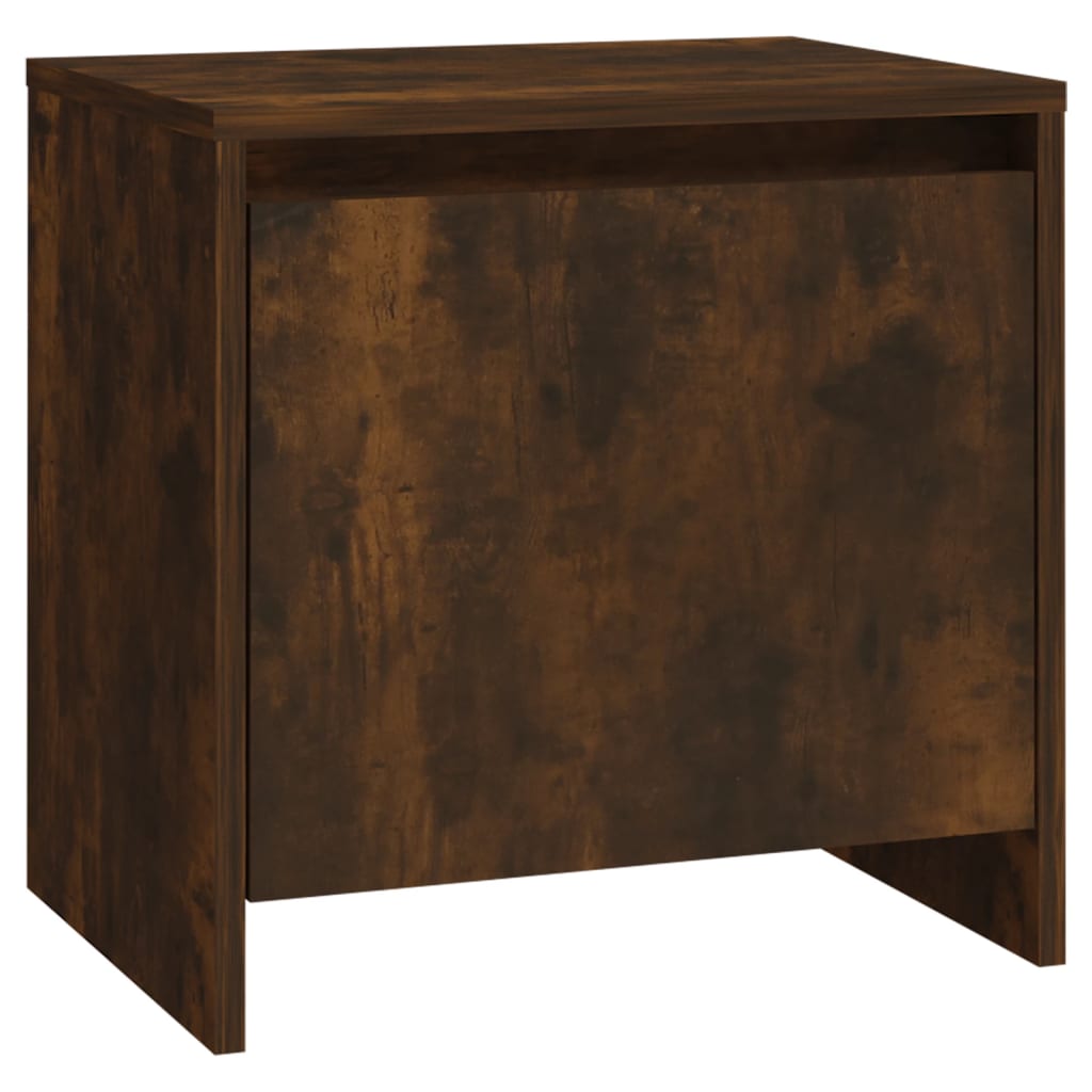 NNEVL Bedside Cabinets 2 pcs Smoked Oak 45x34x44.5 cm Chipboard-4