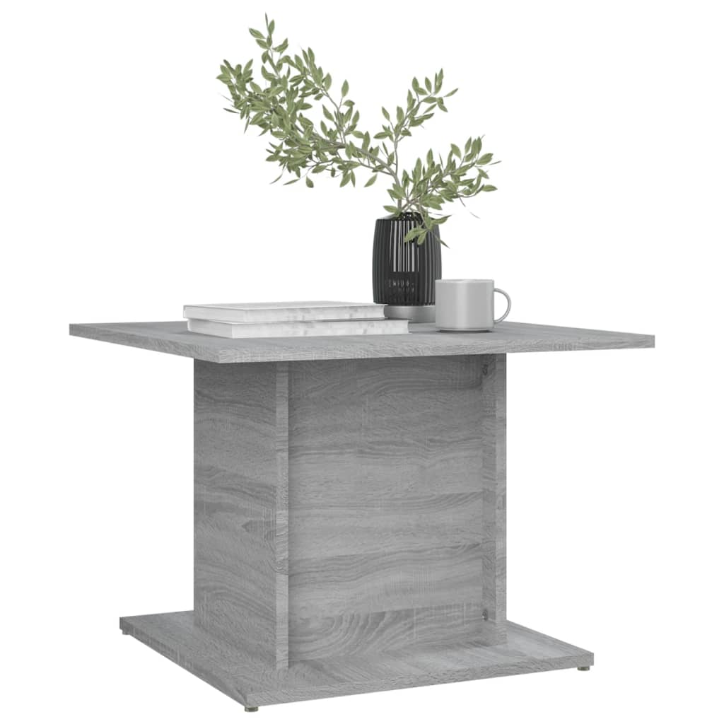 NNEVL Coffee Table Grey Sonoma 55.5x55.5x40 cm Chipboard-2