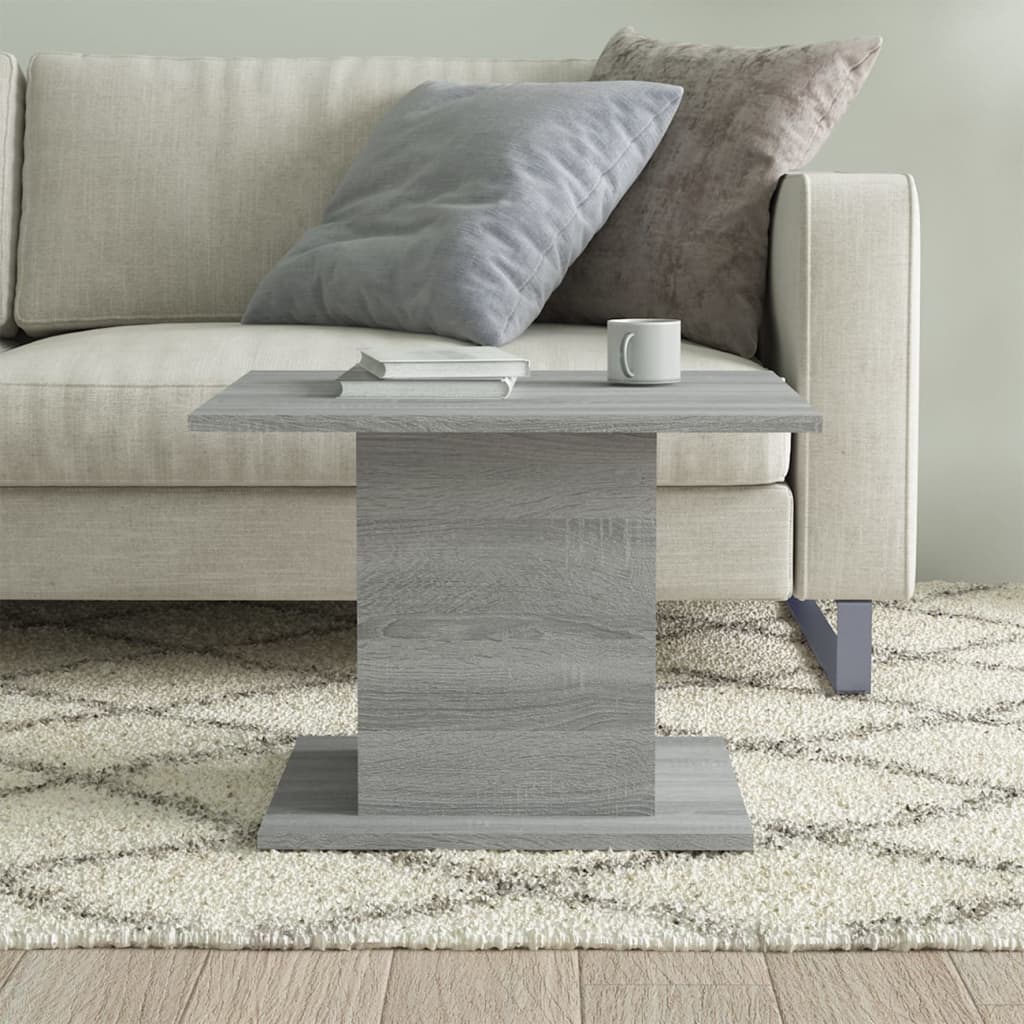 NNEVL Coffee Table Grey Sonoma 55.5x55.5x40 cm Chipboard-3