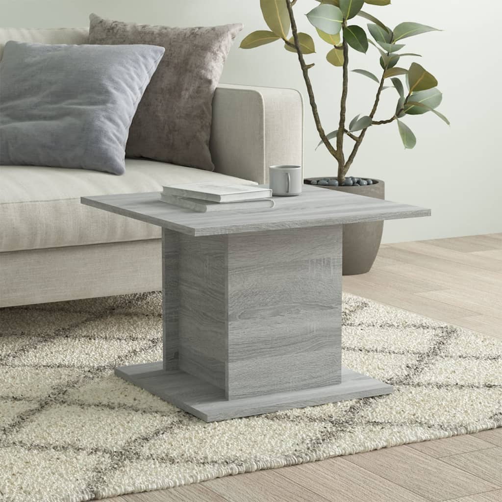 NNEVL Coffee Table Grey Sonoma 55.5x55.5x40 cm Chipboard-0