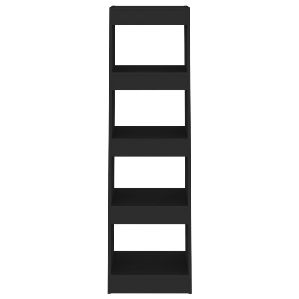 NNEVL Book Cabinet/Room Divider Black 40x30x135 cm-4