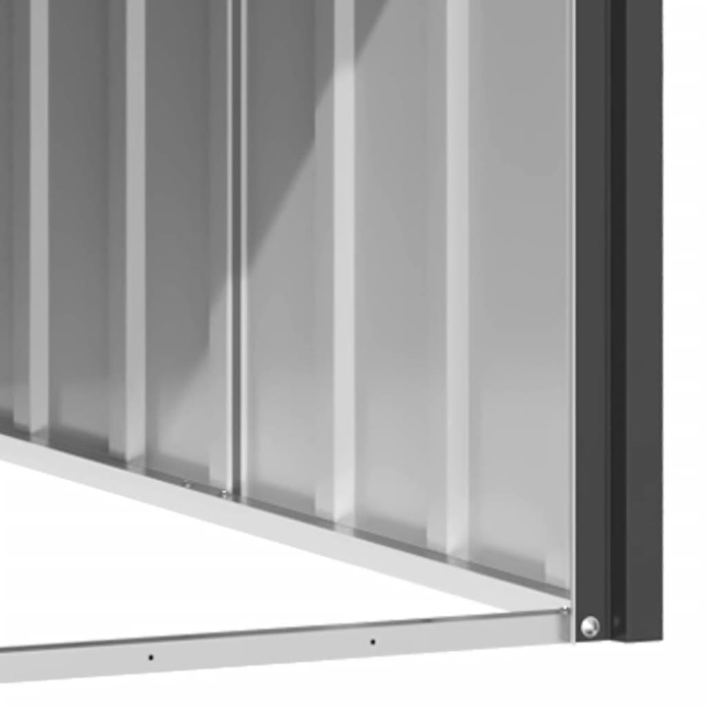 NNEVL Dog House Anthracite 116.5x153x81.5 cm Galvanised Steel-3