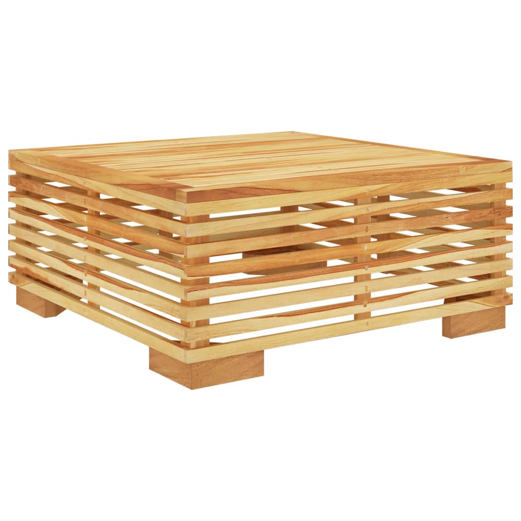 NNEVL Garden Coffee Table 69.5x69.5x31 cm Solid Wood Teak-1