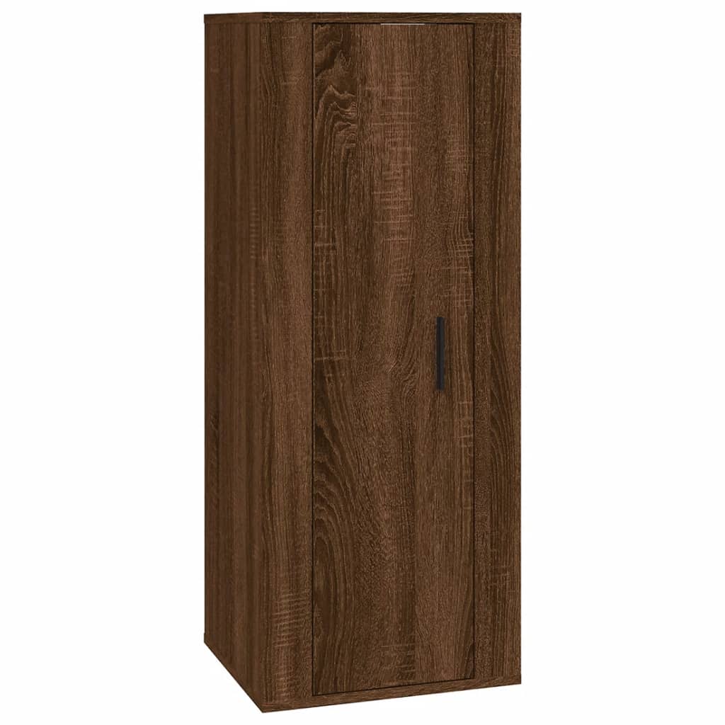 NNEVL Wall Mounted TV Cabinet Brown Oak 40x34.5x100 cm-1