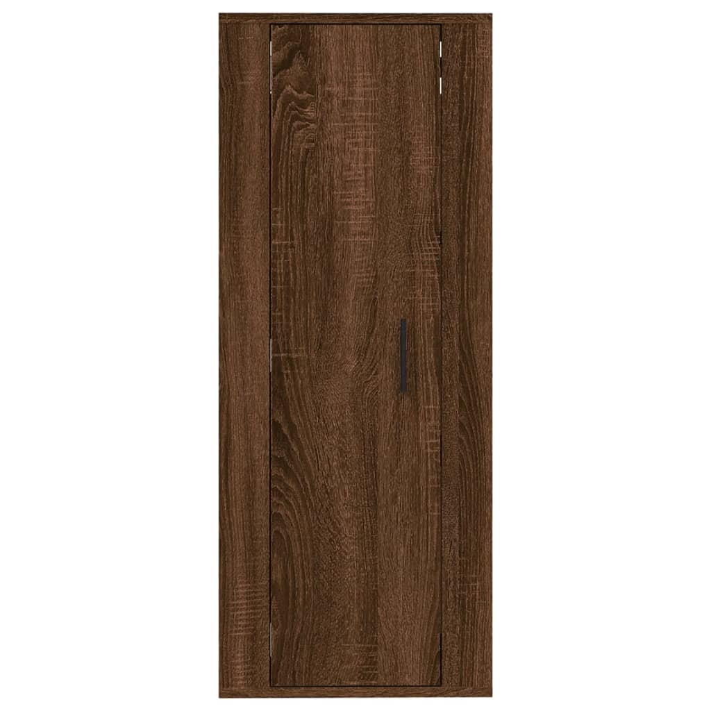NNEVL Wall Mounted TV Cabinet Brown Oak 40x34.5x100 cm-4