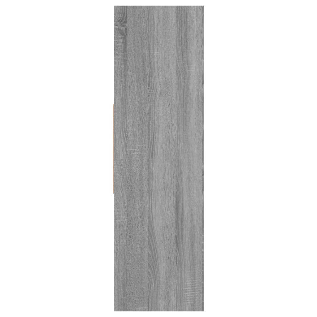 NNEVL Book Cabinet Grey Sonoma 97.5x29.5x100 cm Engineered Wood-4
