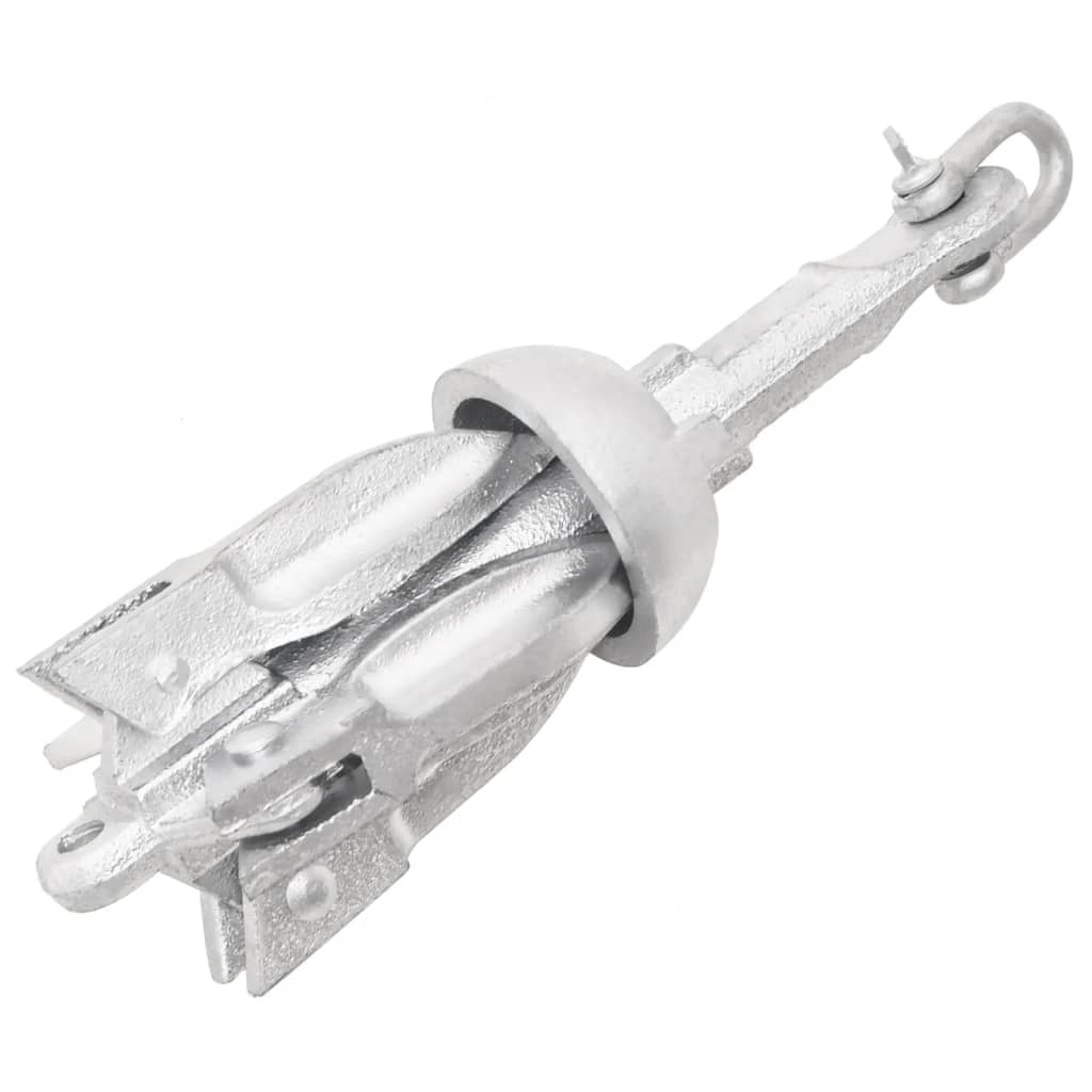 NNEVL Folding Anchor Silver 0.7 kg Malleable Iron-0