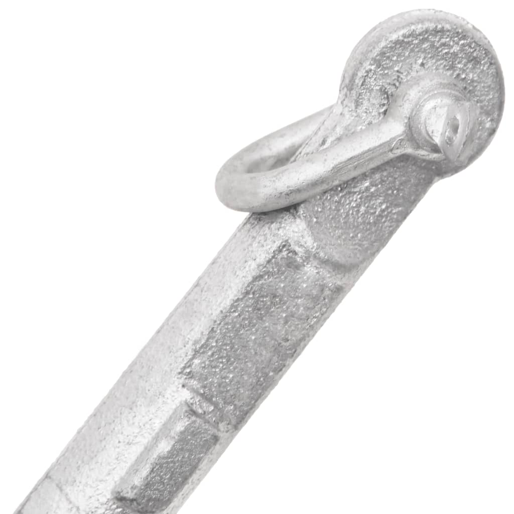 NNEVL Folding Anchor Silver 0.7 kg Malleable Iron-4
