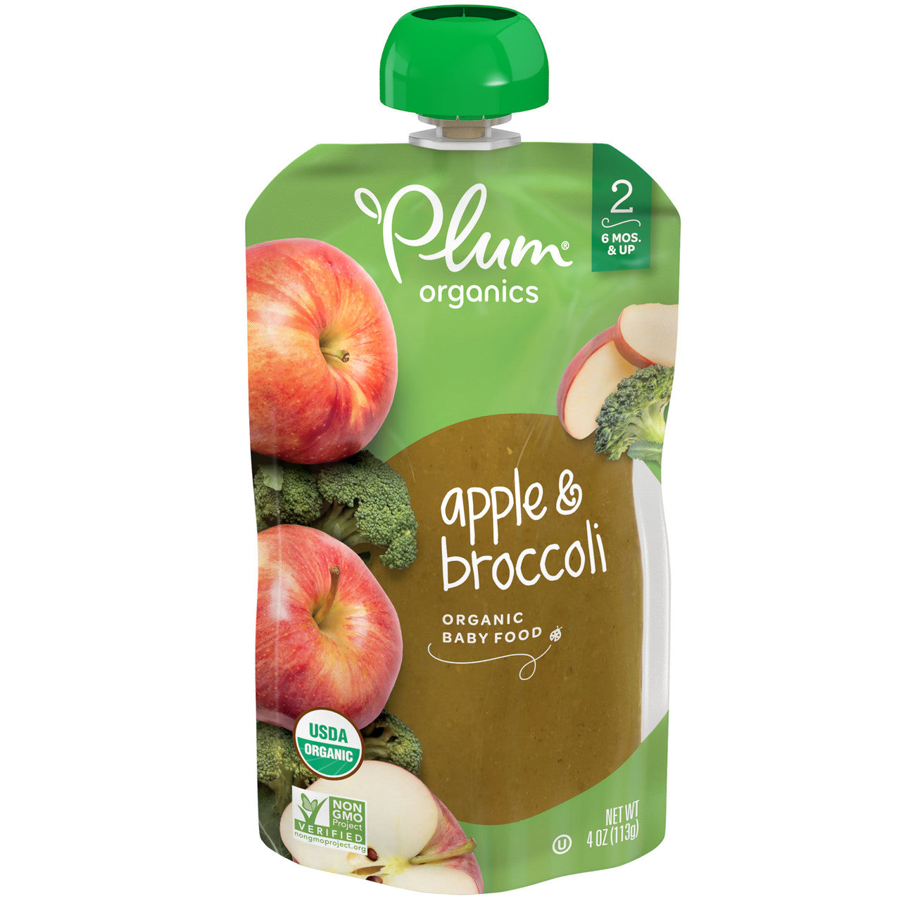Plum Organics  Plum Broccoli/Apple (6X4 OZ)-0