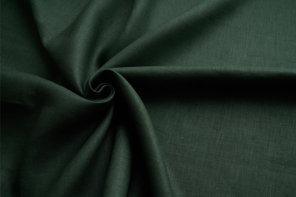 Organic Hemp Fabric - Dark Green | 170gsm | Curtains, Clothing & More-2