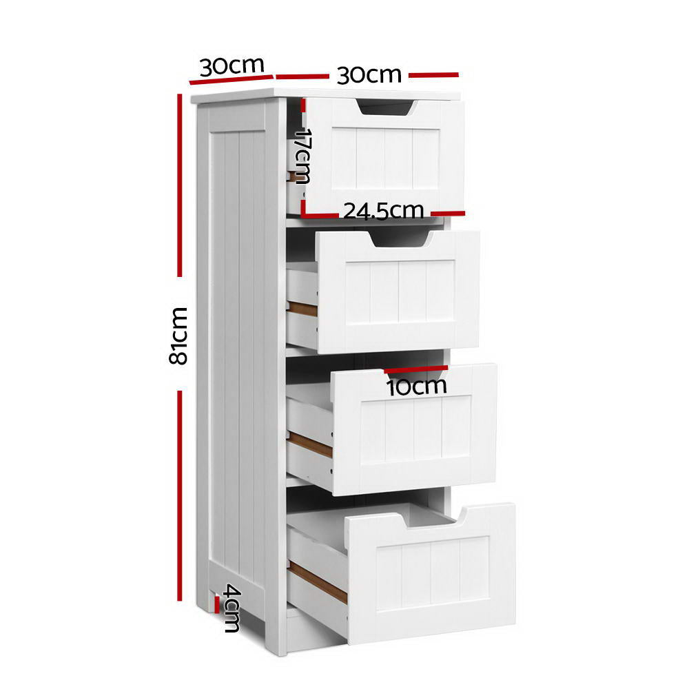 NNEDSZ Storage Cabinet Chest of Drawers Dresser Bedside Table Bathroom Stand Furniture-1