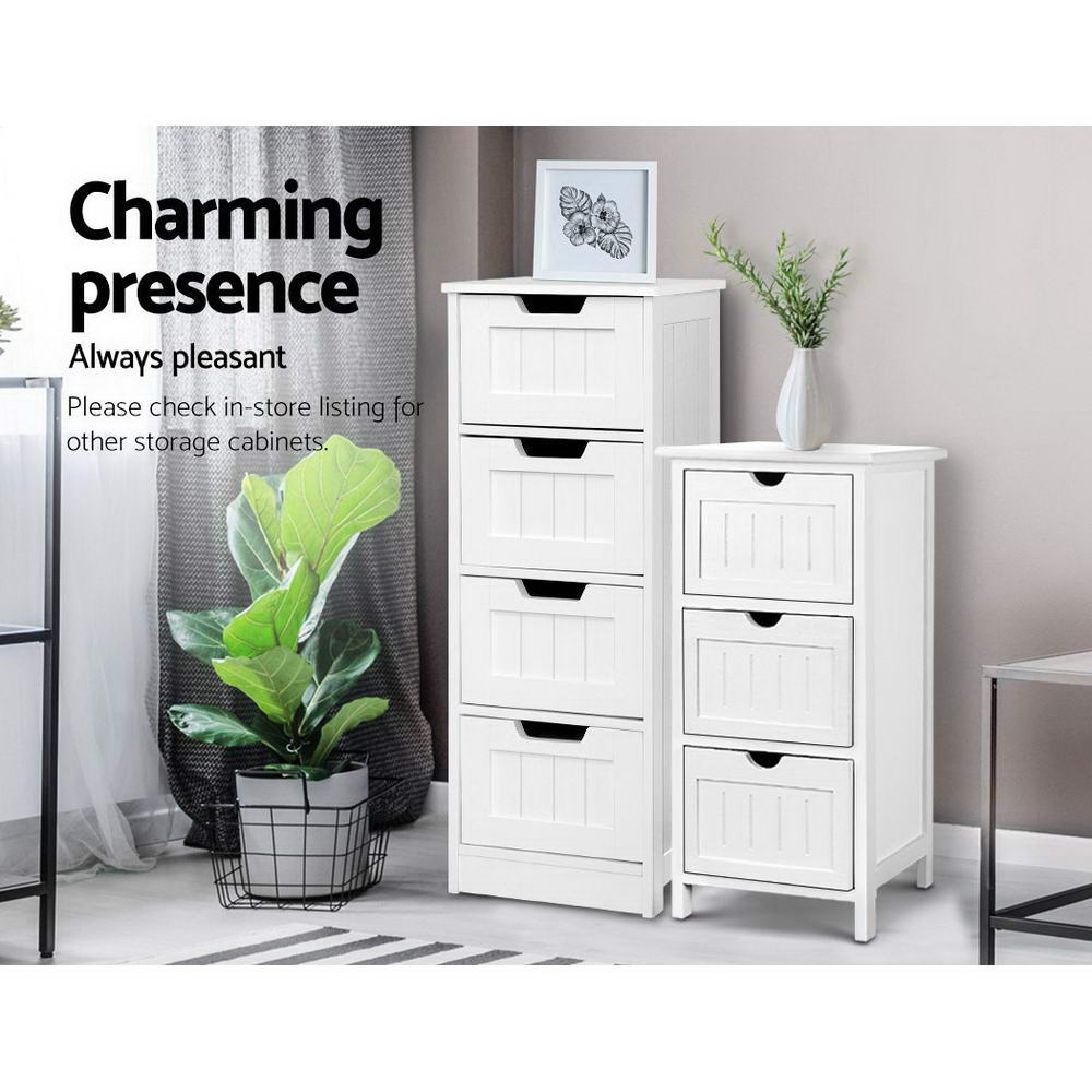 NNEDSZ Storage Cabinet Chest of Drawers Dresser Bedside Table Bathroom Stand Furniture-4