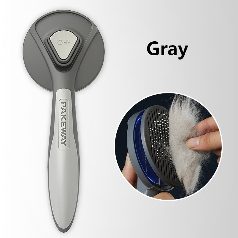 Cat Comb Dog Hair Remover Brush Pet Grooming Slicker Comb Removes Tangled  Self Cleaning Pet Supplies Accessories