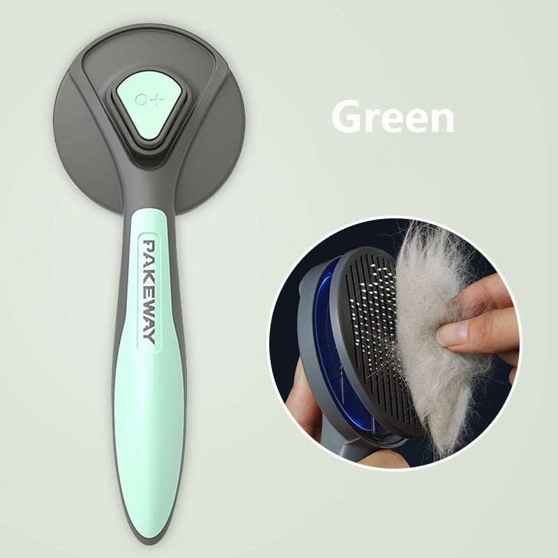 Cat Comb Dog Hair Remover Brush Pet Grooming Slicker Comb Removes Tangled  Self Cleaning Pet Supplies Accessories