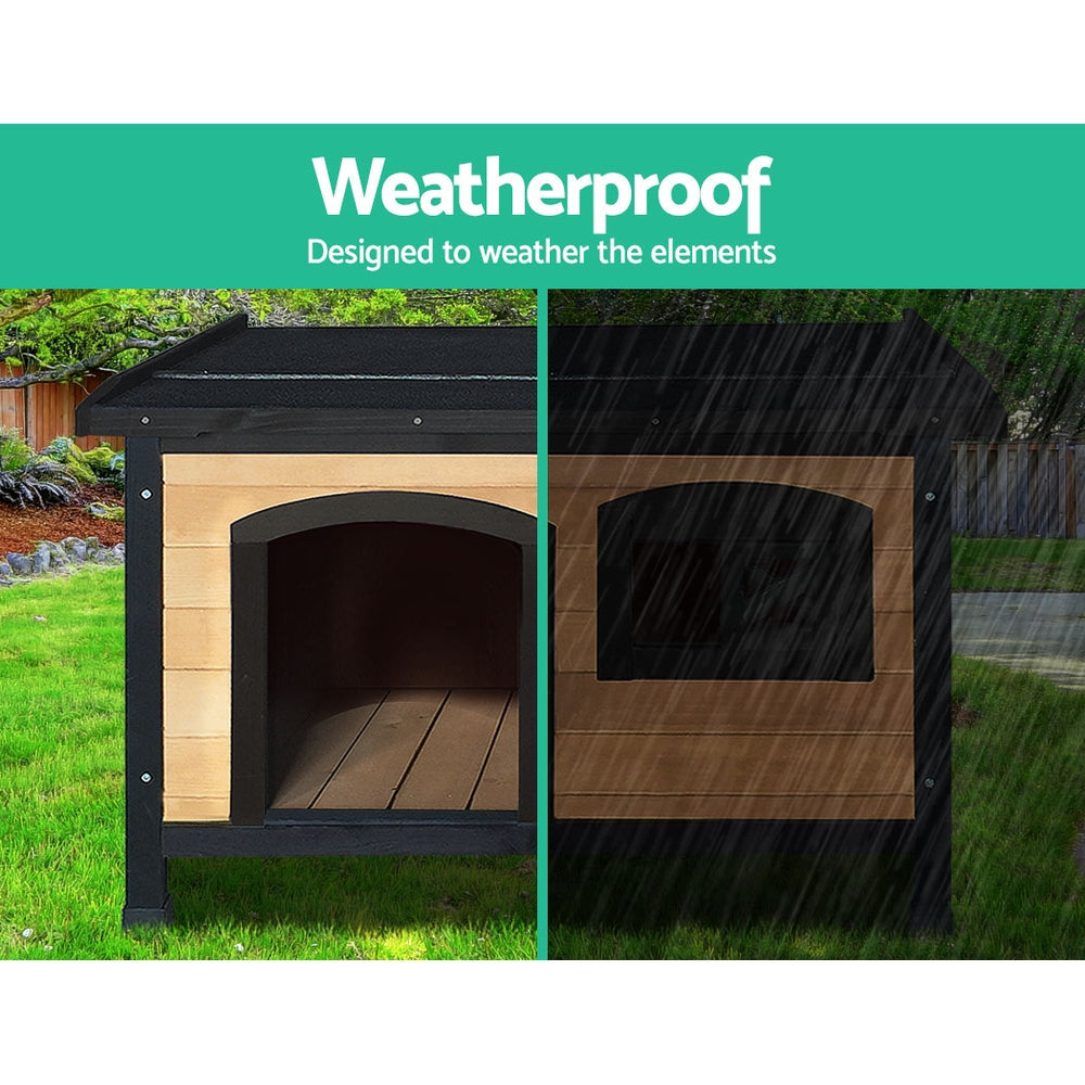 NNEDSZ Large Wooden Pet Kennel-2