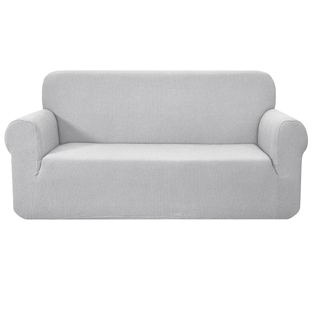 NNEDSZ  High Stretch Sofa Cover Couch Protector Slipcovers 3 Seater Grey-0
