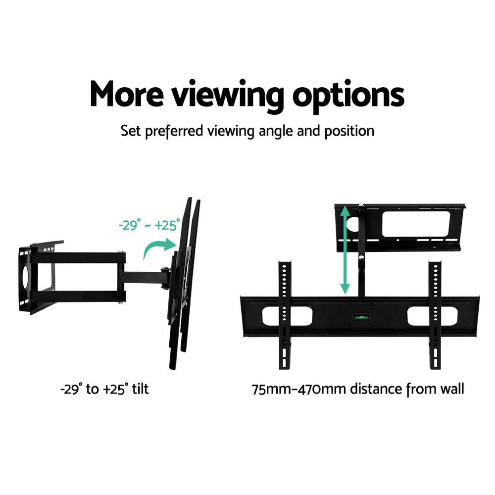 NNEDSZ TV Wall Mount Bracket Tilt Swivel Full Motion Flat Slim LED LCD 23 32 42 50 55 inch-2