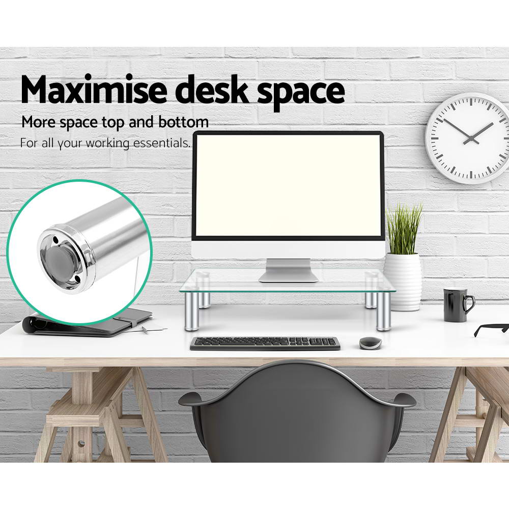 NNEDSZ Monitor Stand Desktop Riser-3