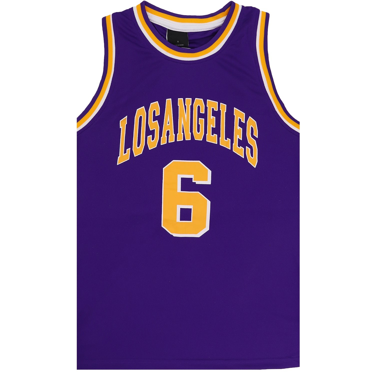NNEDSZ Kid's Basketball Jersey Tank Boys Sports T Shirt Tee Singlet Tops Los Angeles, Purple - Los Angeles 6, 4-0