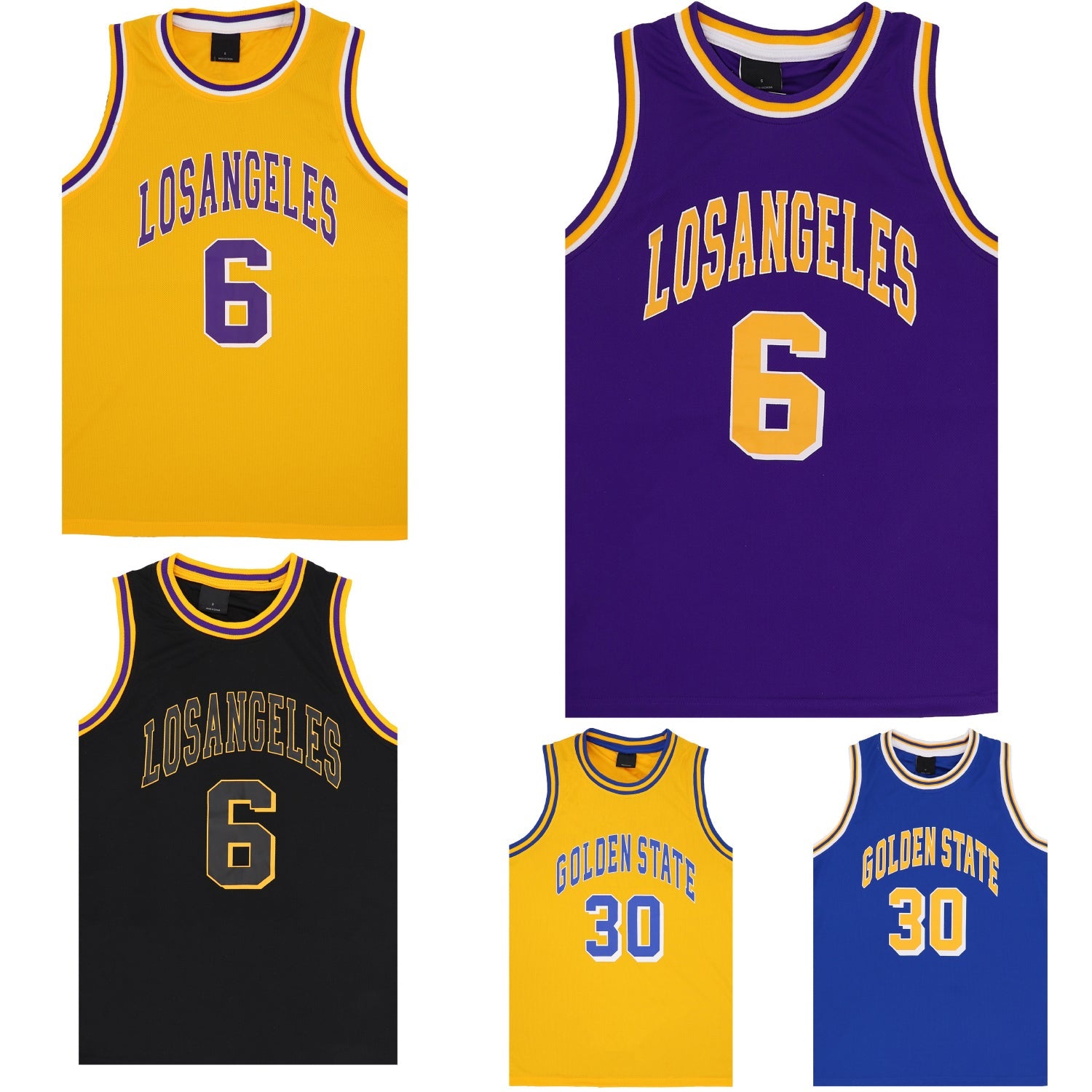 NNEDSZ Kid's Basketball Jersey Tank Boys Sports T Shirt Tee Singlet Tops Los Angeles, Purple - Los Angeles 6, 4-3