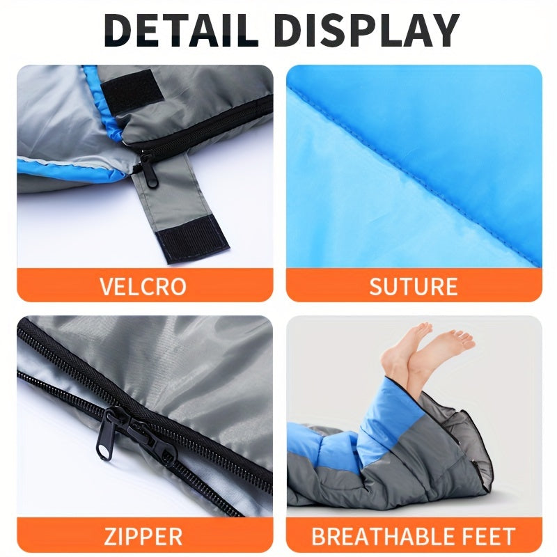 NNETM Winter Cold Insulation Sleeping Bag for Camping-2