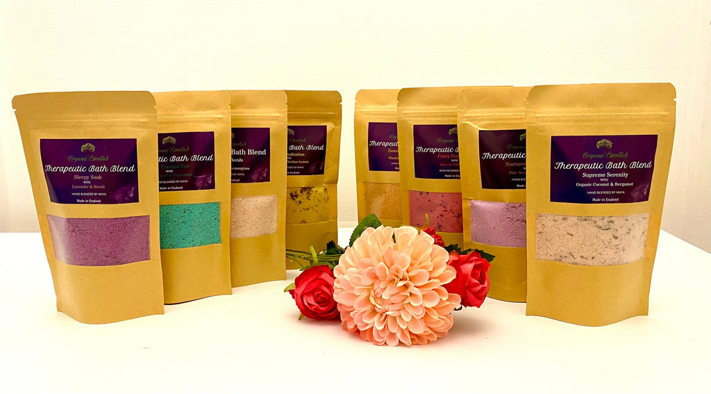 Peppermint & Rosemary Luxury Natural Bath Blend in Eco-Pouch-1