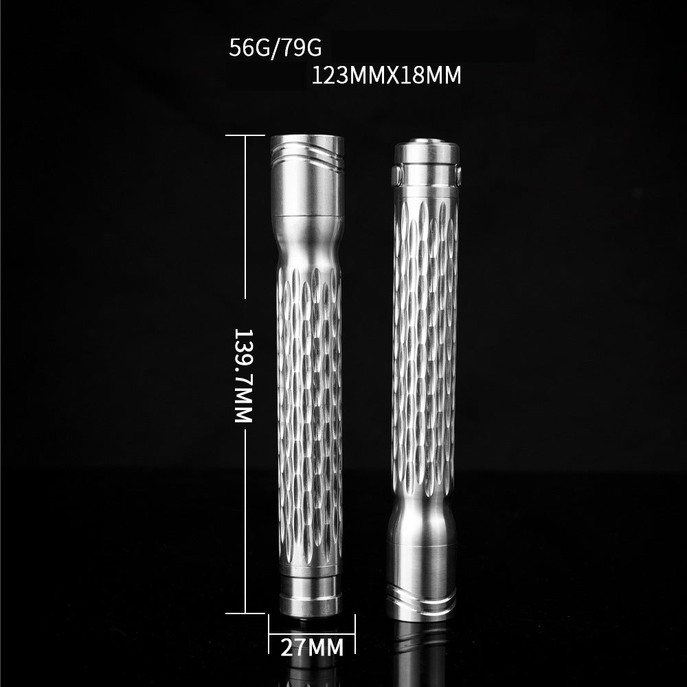 Wautton R8 Titanium Alloy Mini High-Intensity Flashlight-2